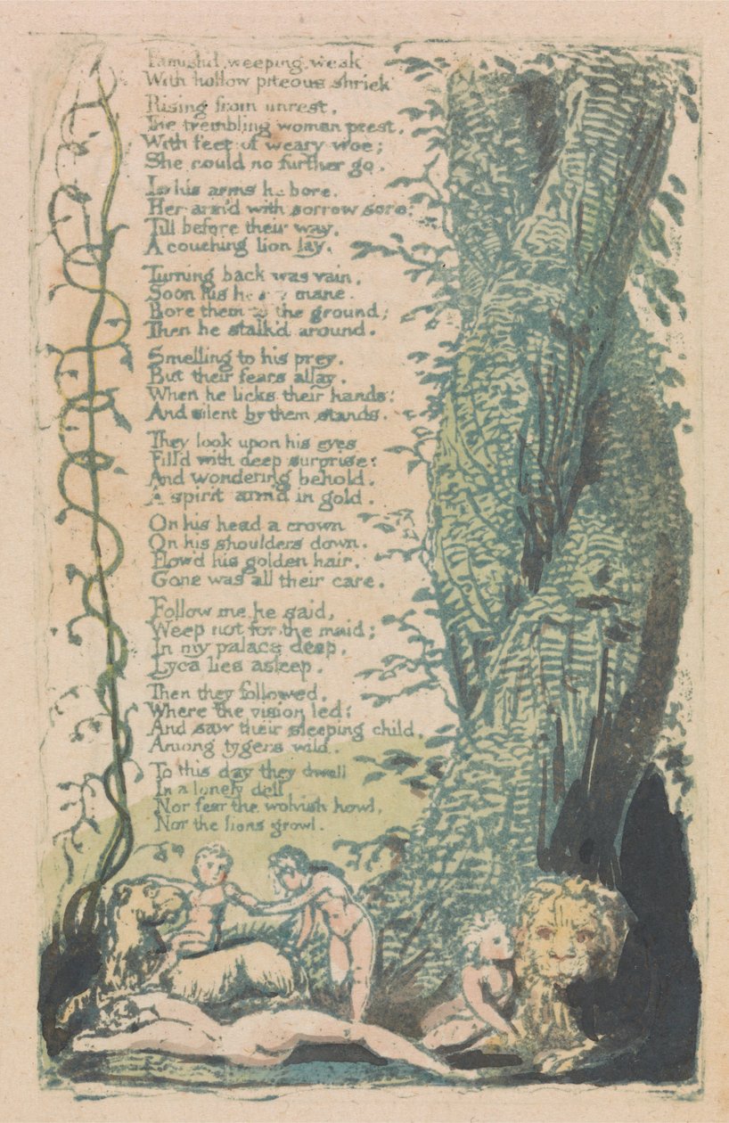 Songs of Innocence and of Experience, tallrik 22, av William Blake