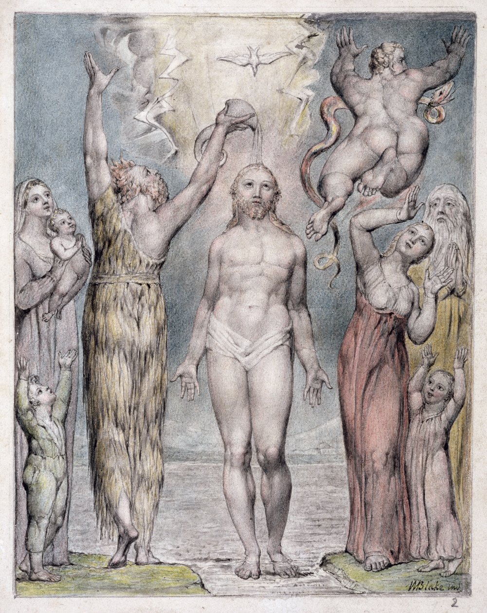 The Baptism of Christ, illustration från 
