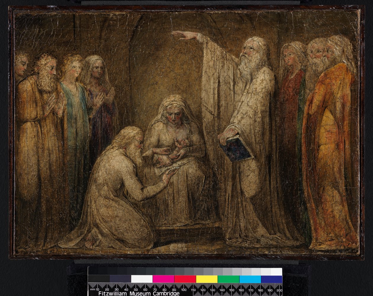 Omskärelsen, 1799-1800 (tempera på duk) av William Blake