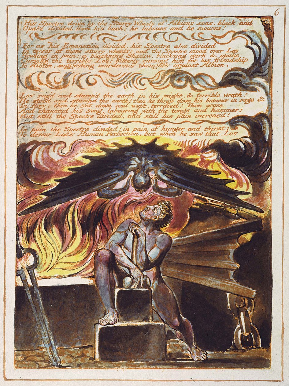 The Emanation of the Giant Albion  av William Blake