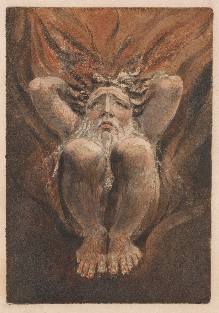 The First Book of Urizen, Plate 21 (Bentley 16) av William Blake