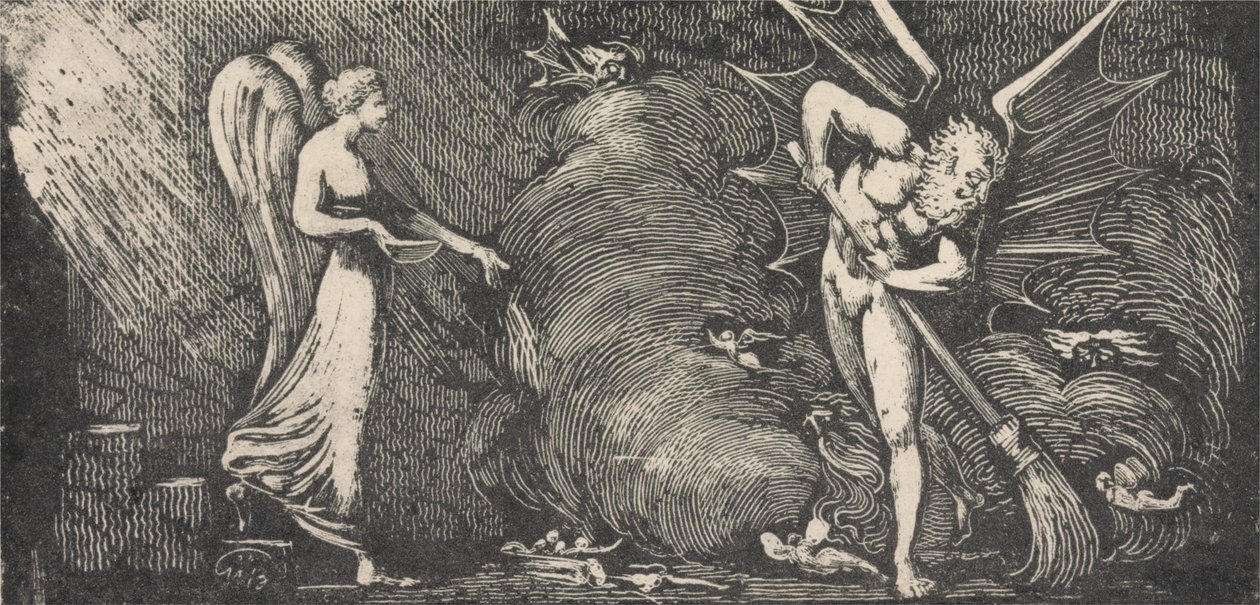 Mannen som sveper tolkarna av William Blake