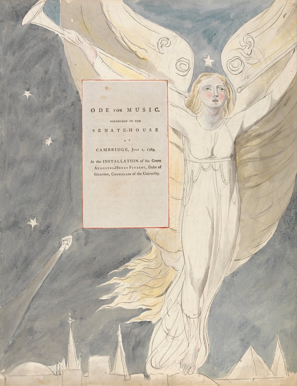 Thomas Greys dikter, design 93, av William Blake