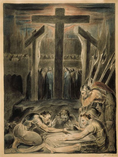 The Soldiers Casting Lots for Christs Garments av William Blake