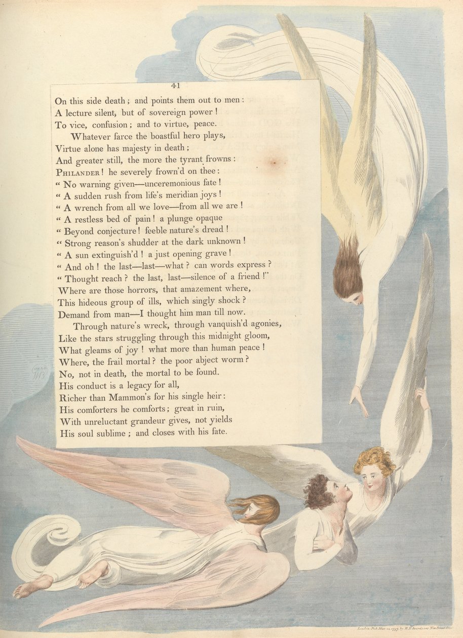 Youngs Night Tankes, Sida 41 av William Blake