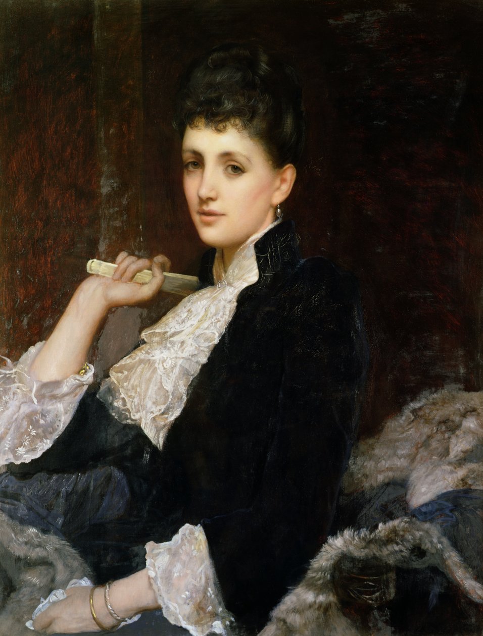 Countess o Airlieswed av William Blake Richmond