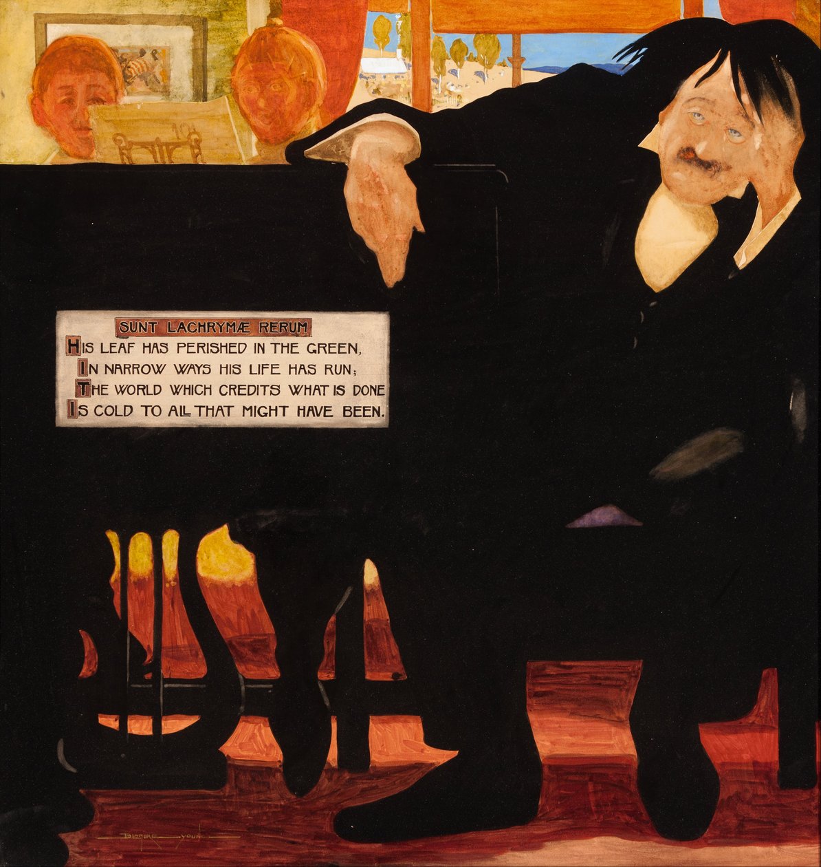 The musician av William Blamire Young