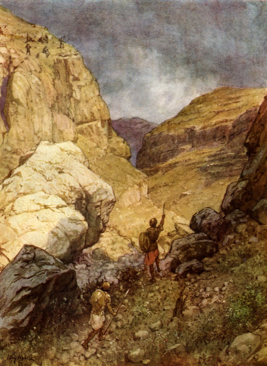 Jonathan och filistéerna - Bibeln av William Brassey Hole