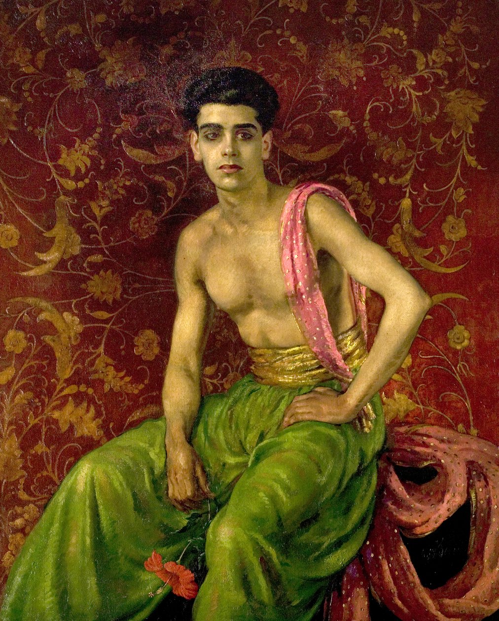 Hibiskusblomma, ca 1922 av William Bruce Ellis Ranken
