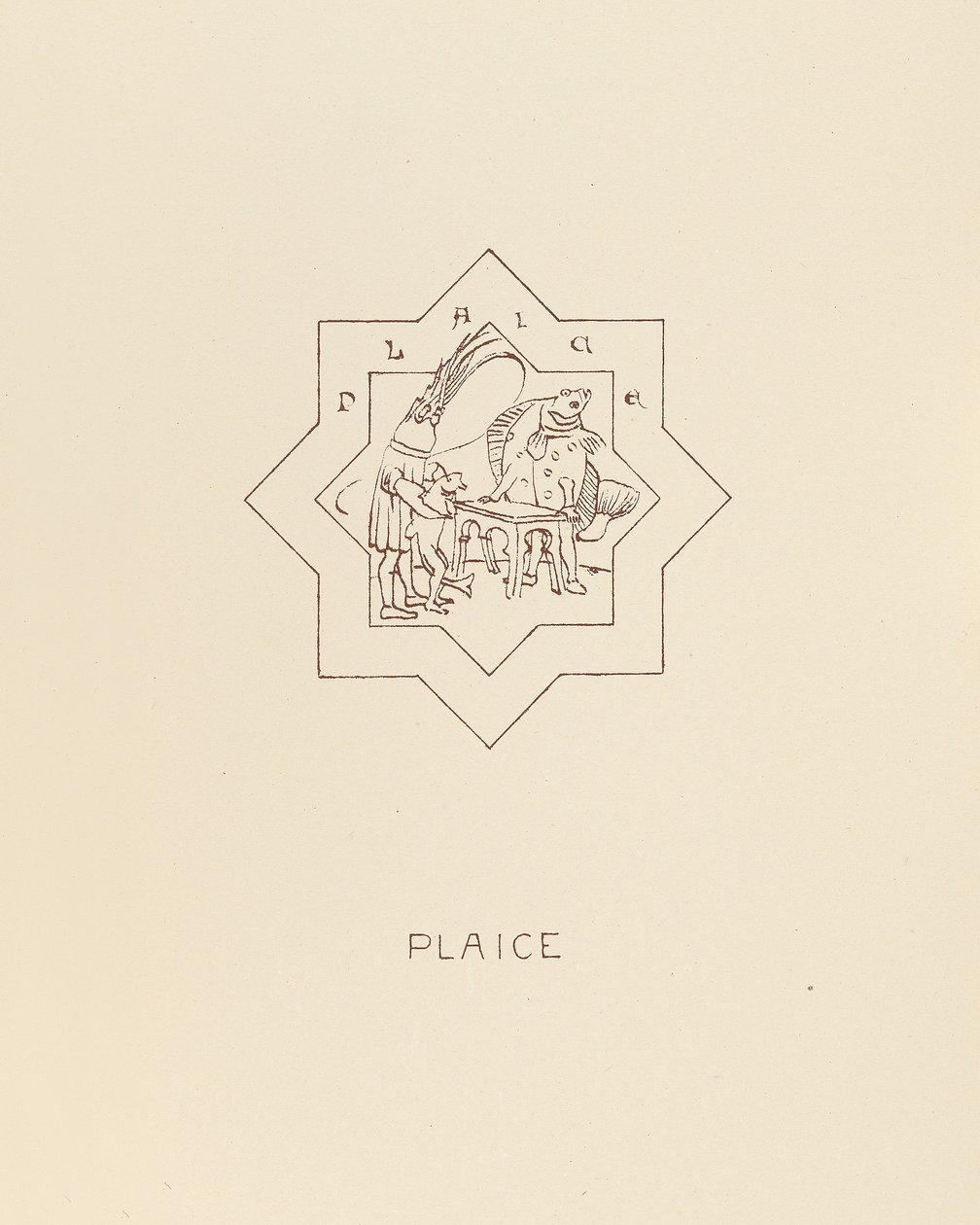 Rödspätta, 1878 av William Burges