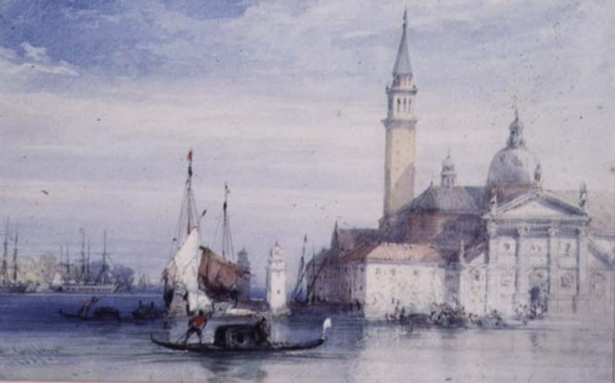 San Giorgio, Venedig, 1800-talet av William Callow