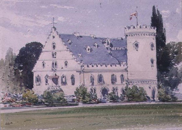 Souvenirer från Rosenau, födelseplatsen för HKH Prinsgemalen, drottning Victorias make av William Callow