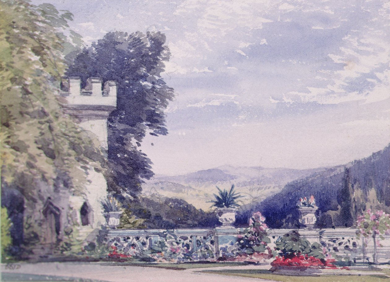 Souvenirer från Rosenau, födelseplatsen för HKH Prinsgemalen, drottning Victorias make av William Callow