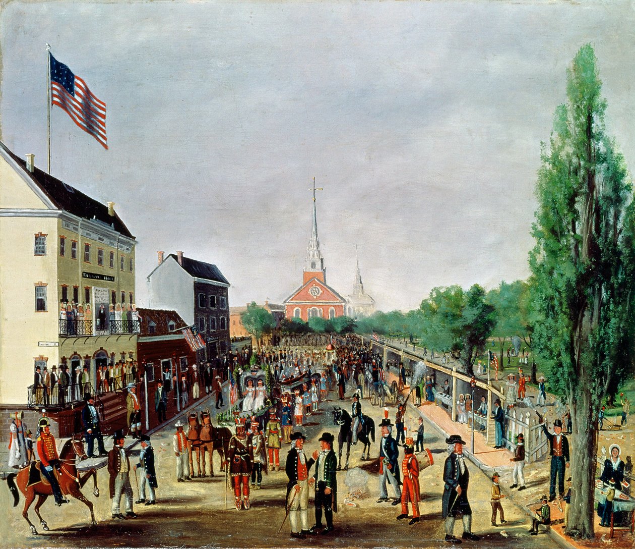 Tammany Society firar den 4 juli 1812, 1869 av William Chappel