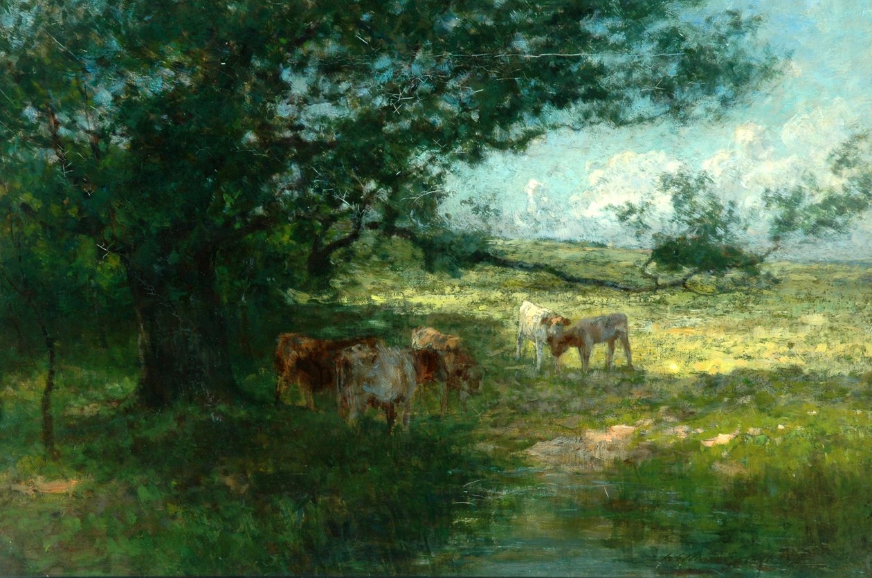 På ängarna, kväll av William Westall