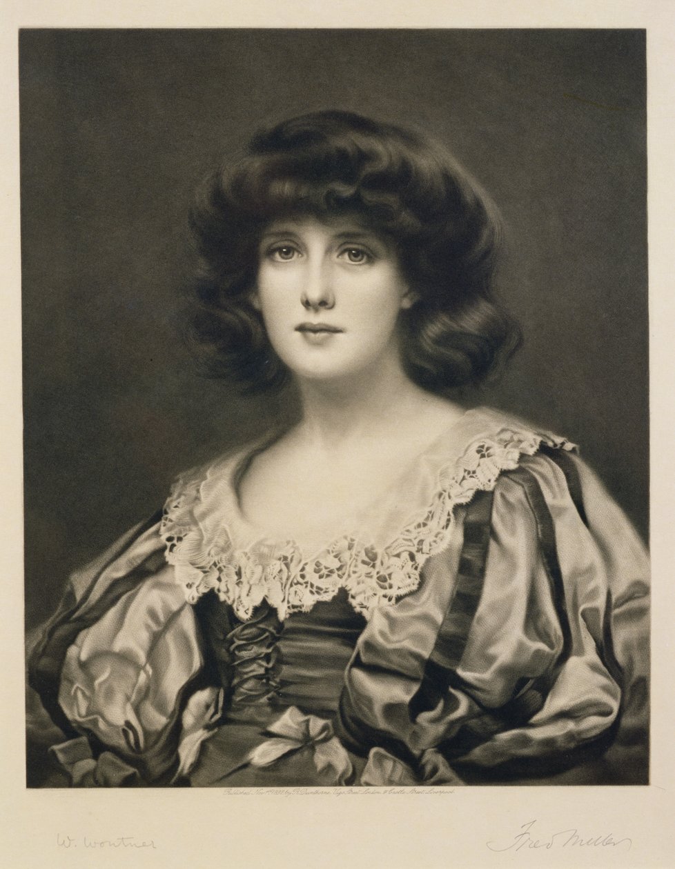 Lorna Doone, graverad av Fred Miller (fl. 1886-1915) pub. av Robert Dunthorne, 1892 (mezzotint) av William Clark Wontner