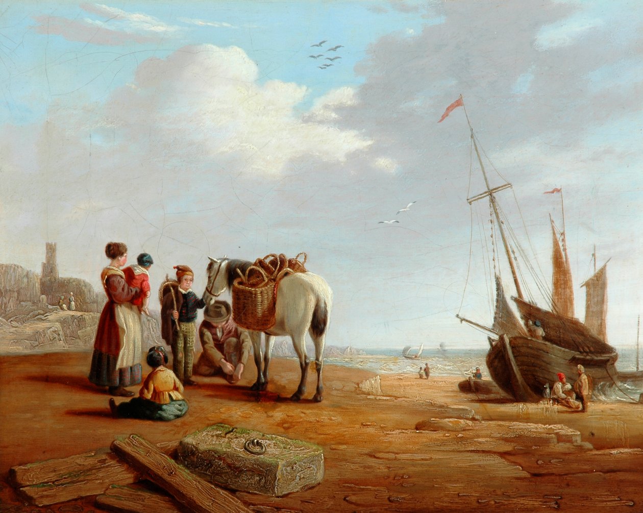 Italiensk kustscen av Clarkson Frederick Stanfield
