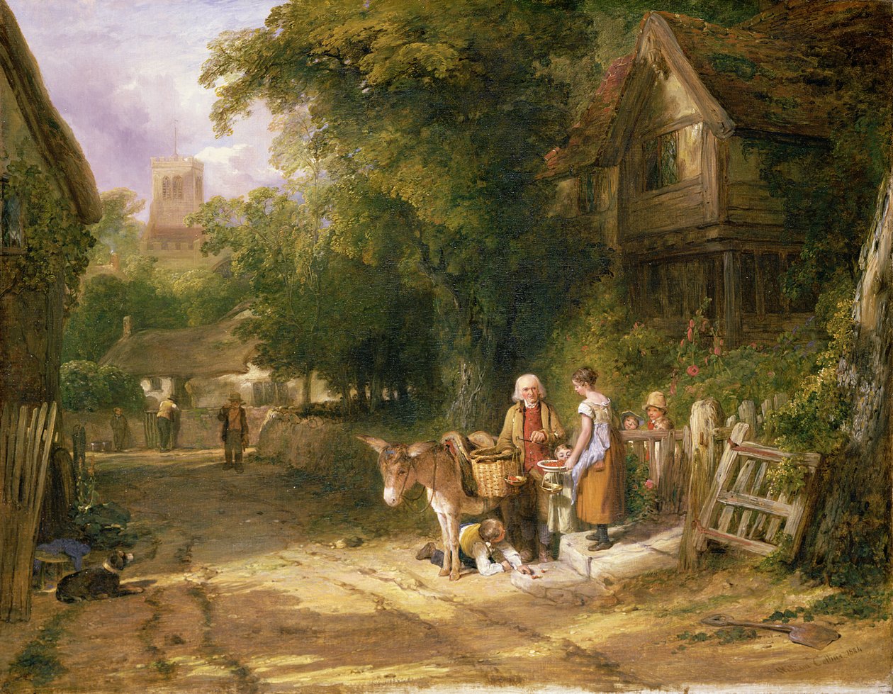 Körsbärssäljaren, 1824 av William Collins