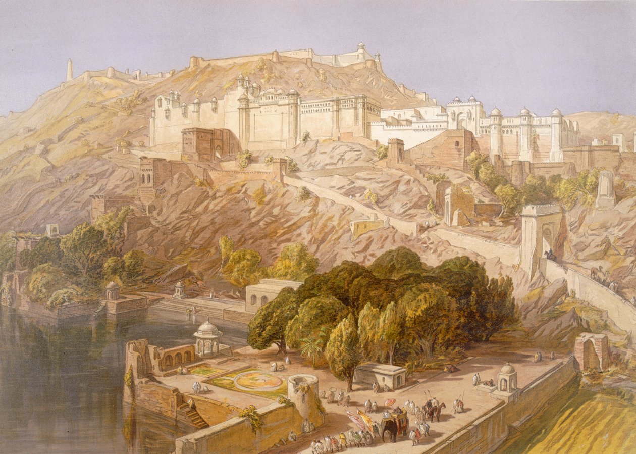Ambair, från "India Ancient and Modern", 1867 av William Crimea Simpson