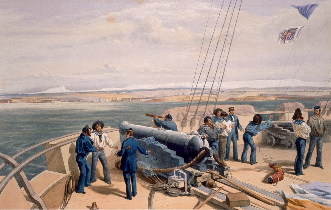 Sebastopol från havet, tallrik från 