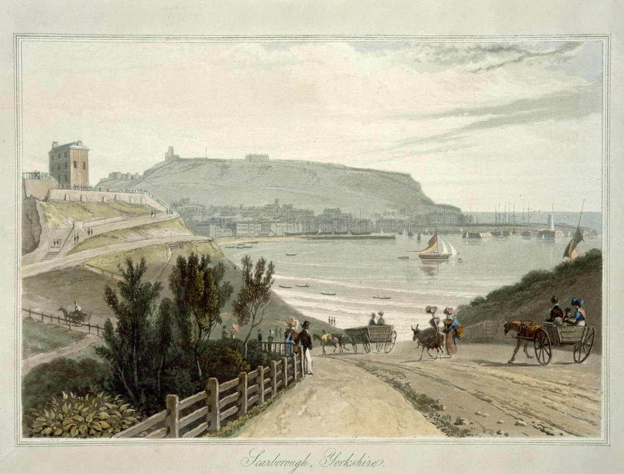Scarborough, Yorkshire, från volym VI av 