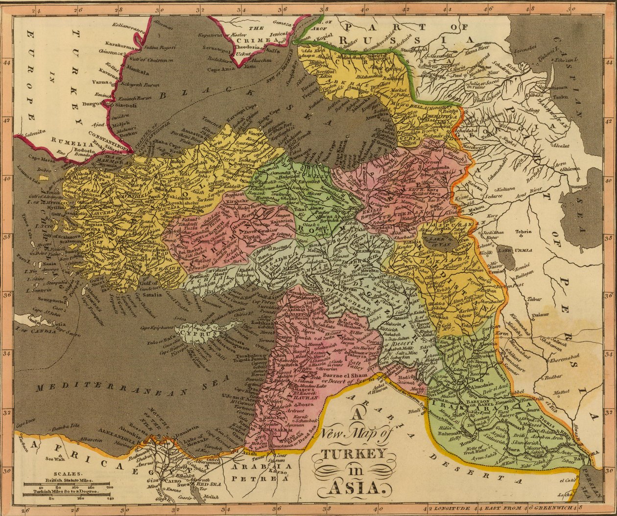 A new map of Turkey in Asia. av William Darton