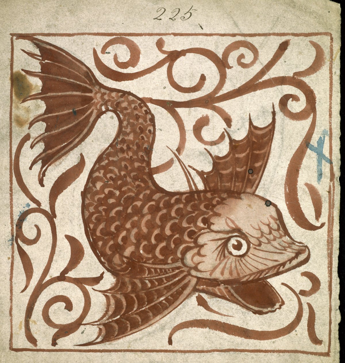 Havsmonster av William de Morgan