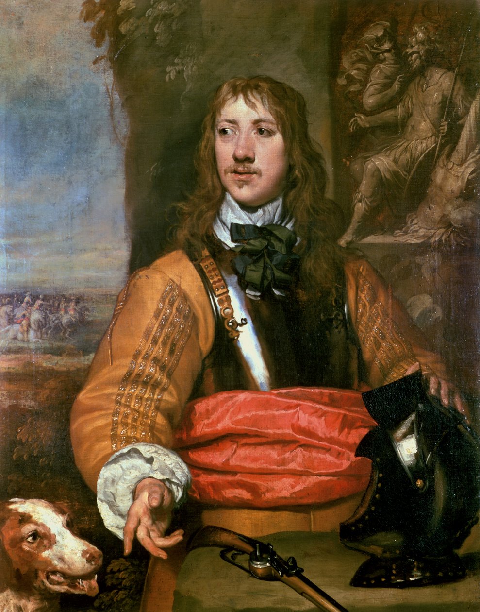 Porträtt av Sir Charles Lucas av William Dobson