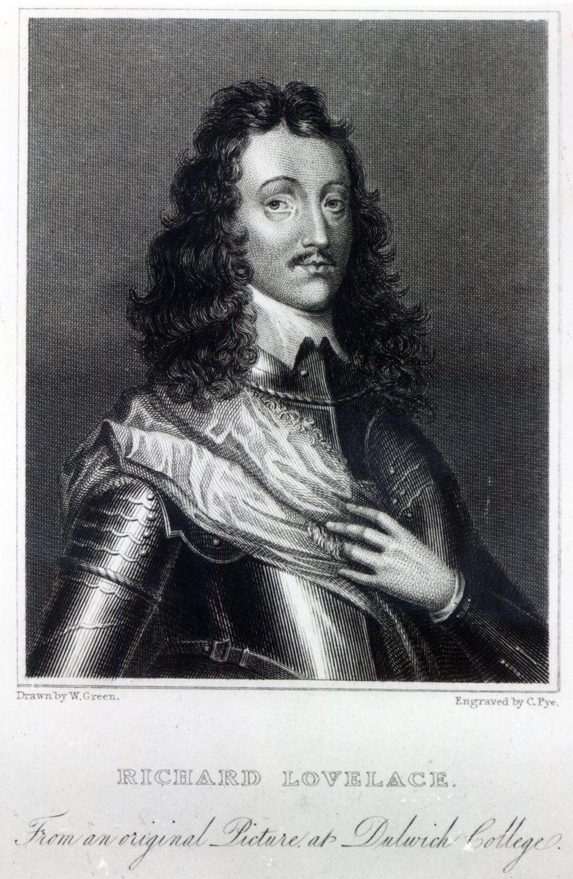 Richard Lovelace, tecknad av W. Green och graverad av Charles Pye. av William Dobson