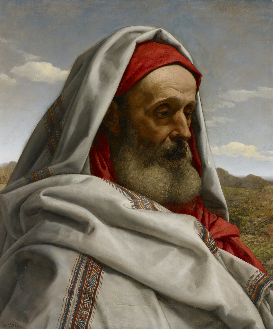 Eliezer af Damaskus, 1860 swed av William Dyce