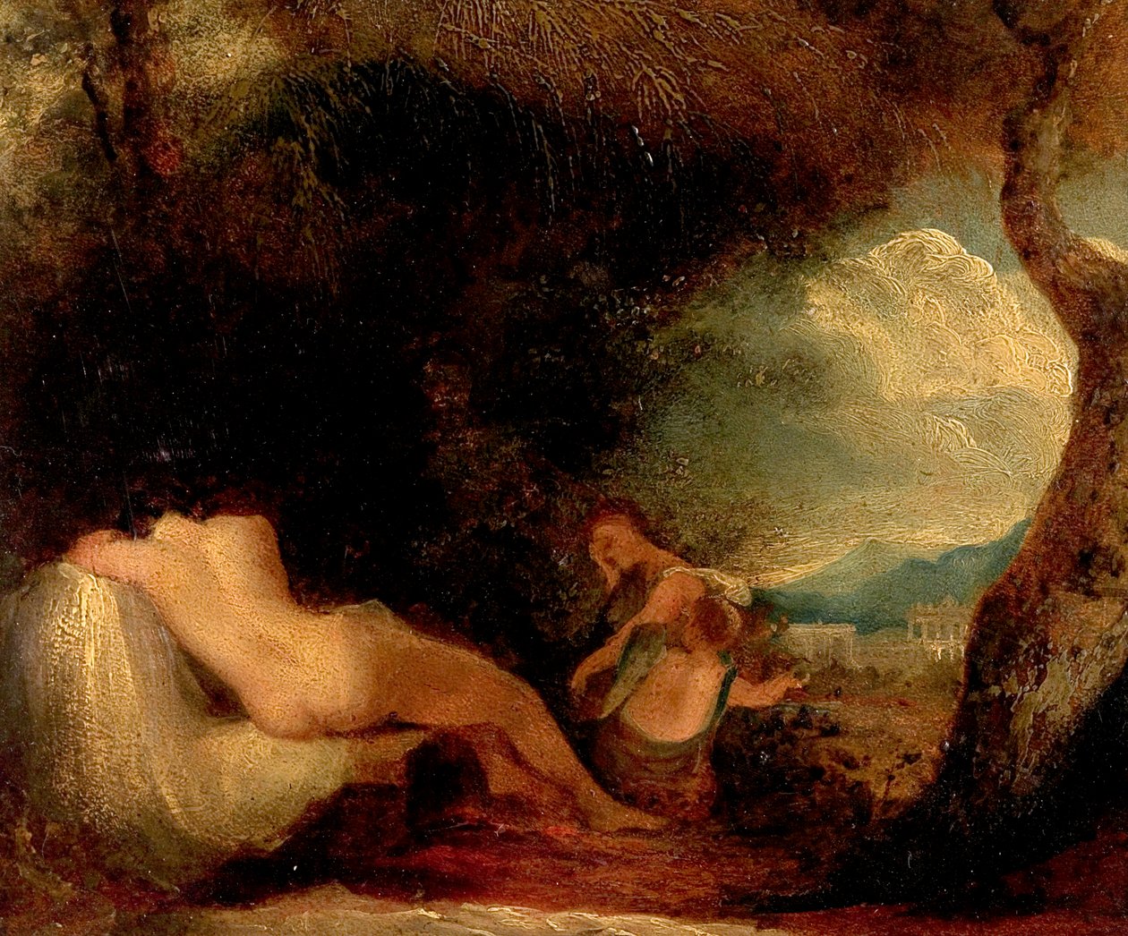 Klassiskt ämne (Venus, Amor och Psyke) av William Edward Frost