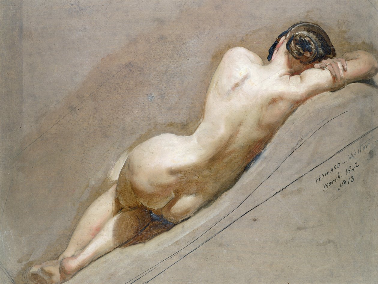 Livsstudie av kvinnofiguren av William Edward Frost