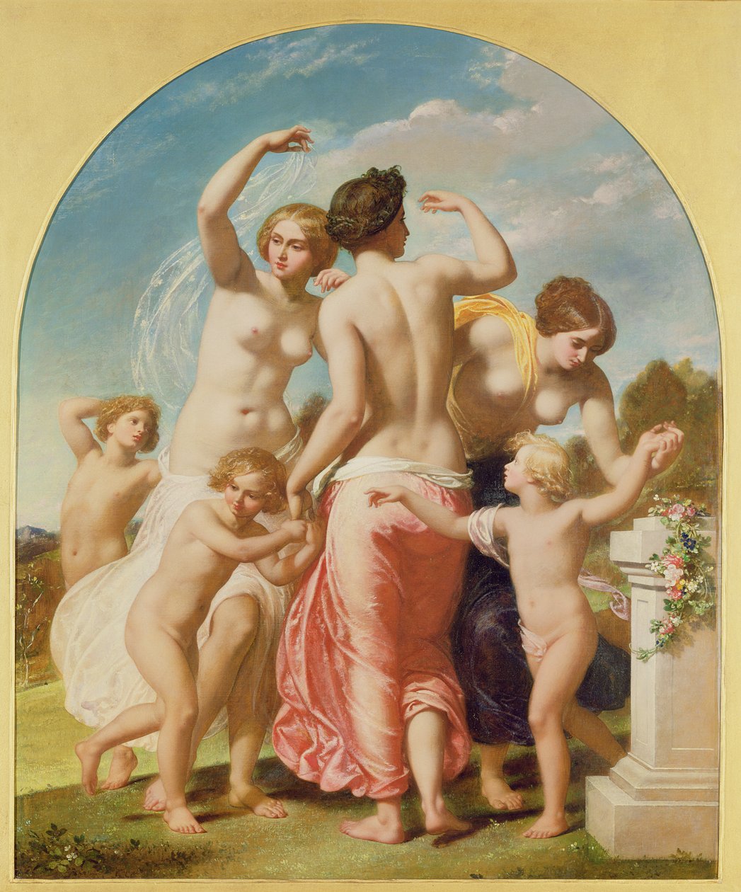 De tre nåderna, 1856 av William Edward Frost