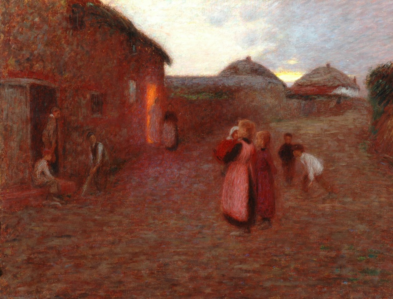 En bygata av William Edward Stott