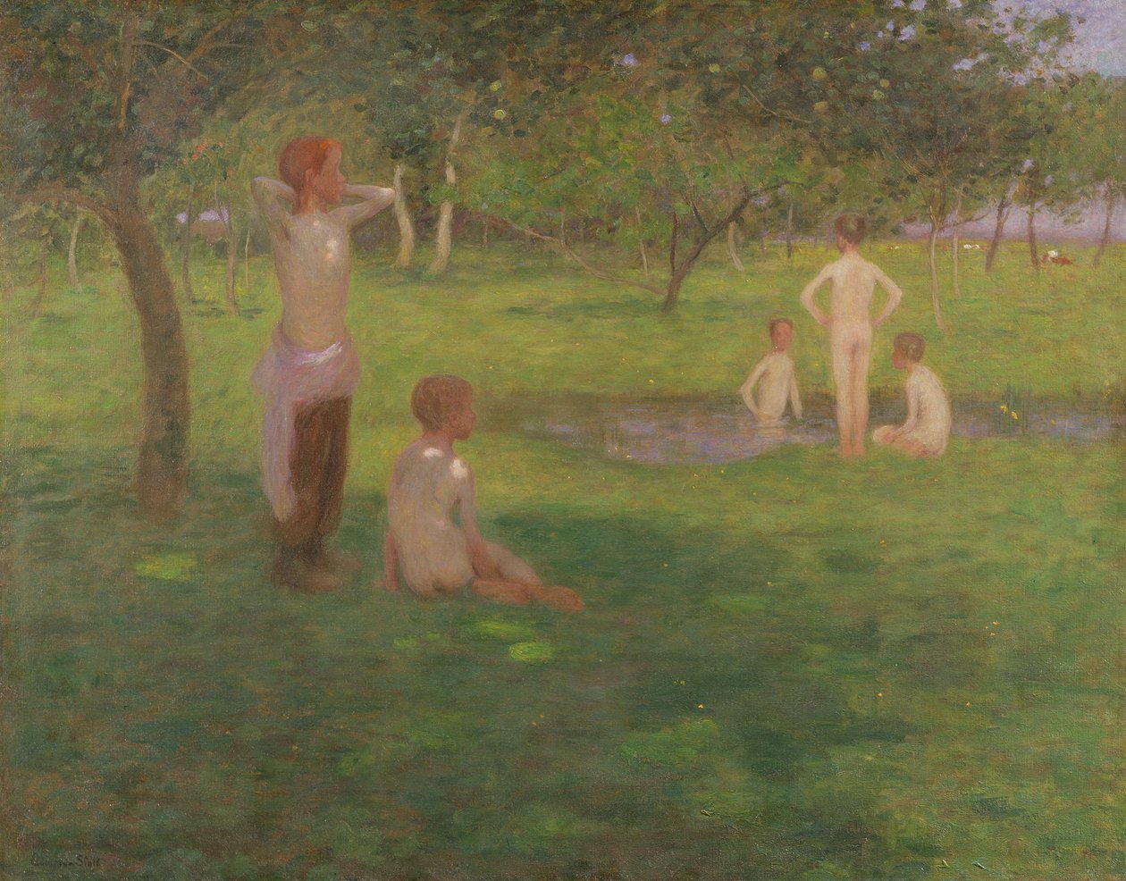 På en sommareftermiddag, 1892 av William Edward Stott