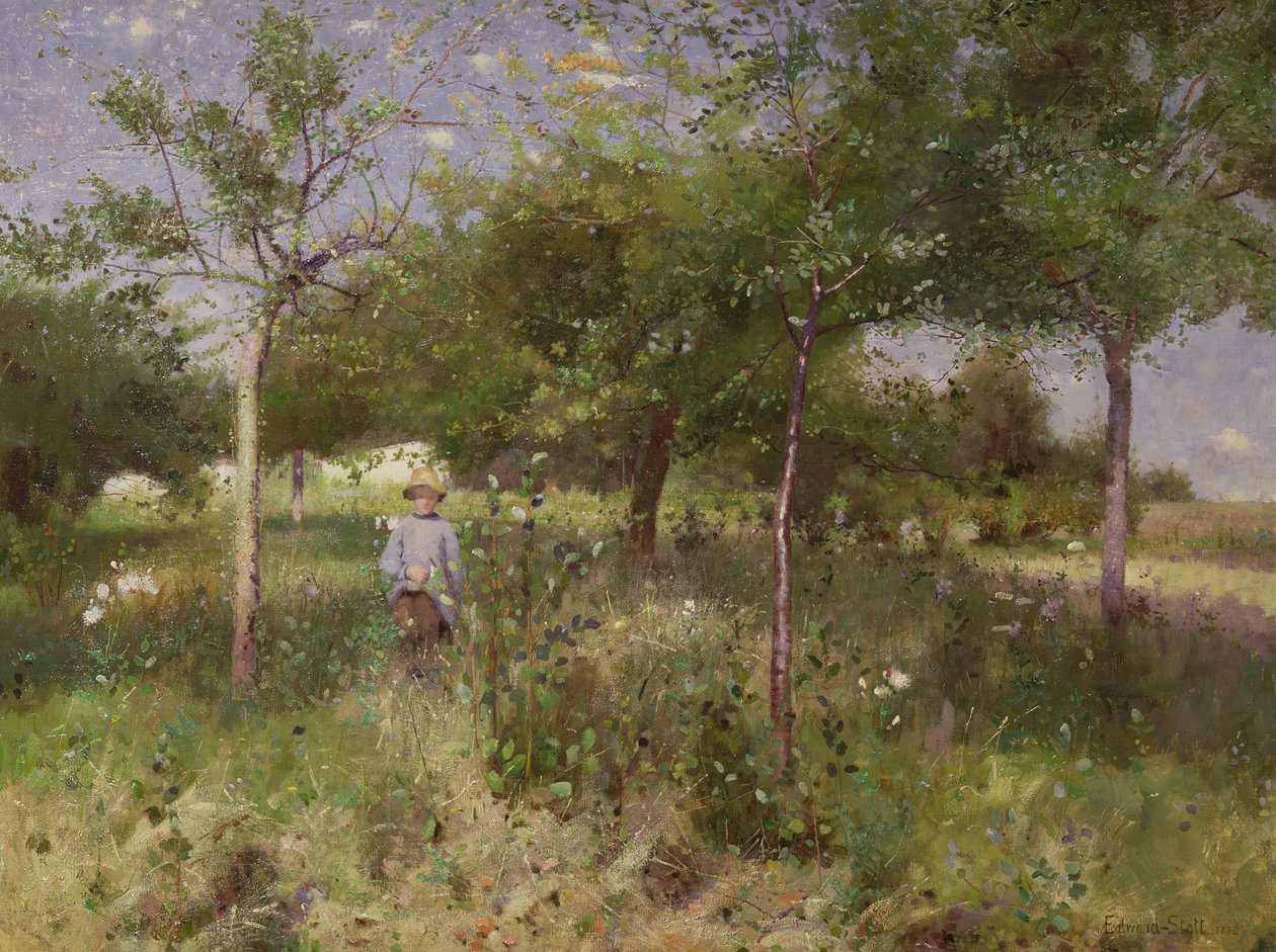 De höga gräsen, 1883 av William Edward Stott