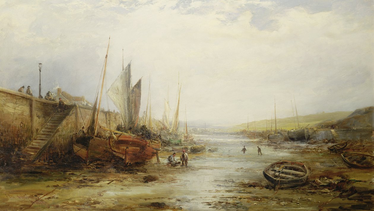 Peel Harbour, ca 1890 av William Edward Webb