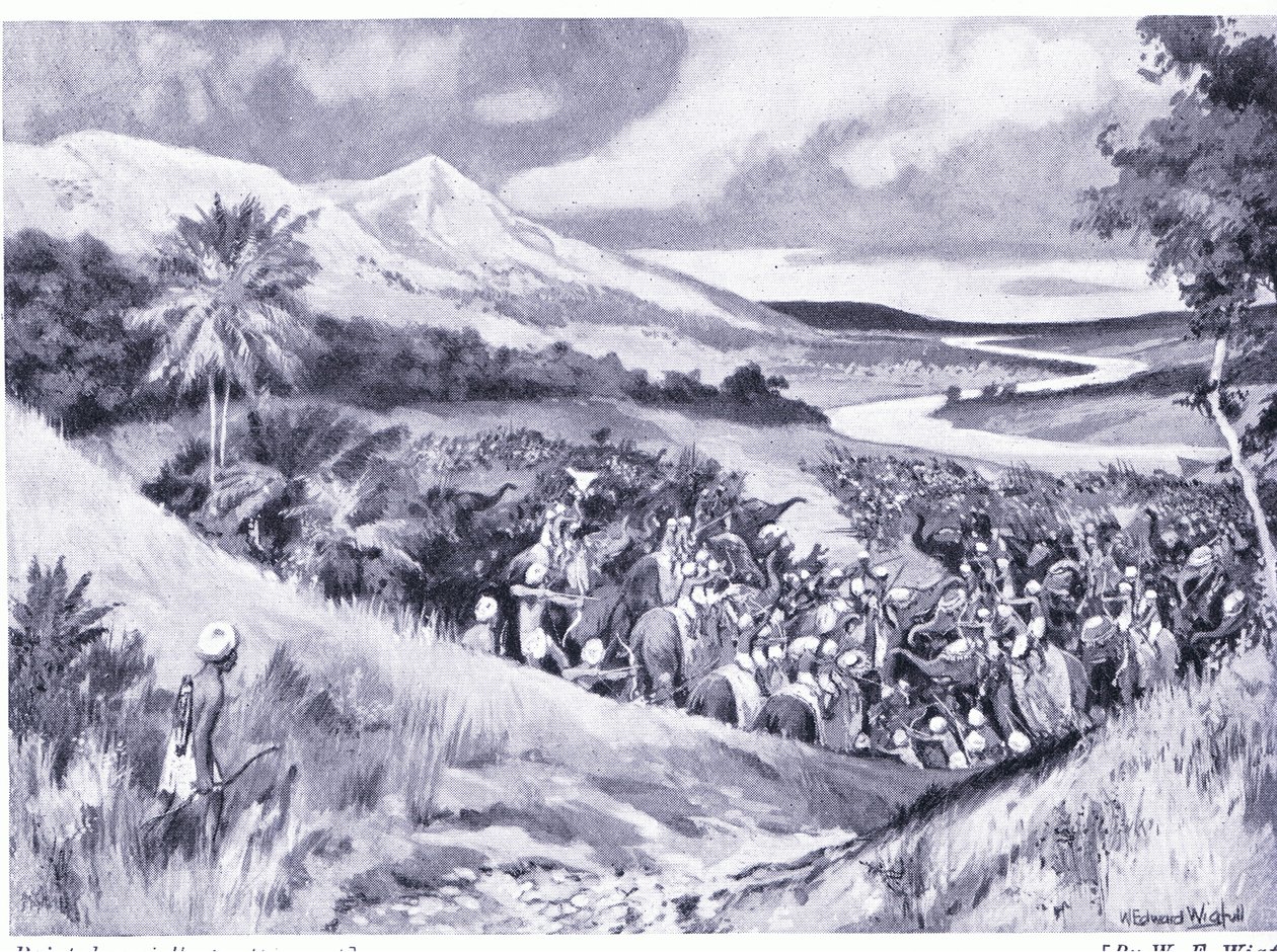 En singalesisk räd in i södra Indien 1175 e.Kr av William Edward Wigfull