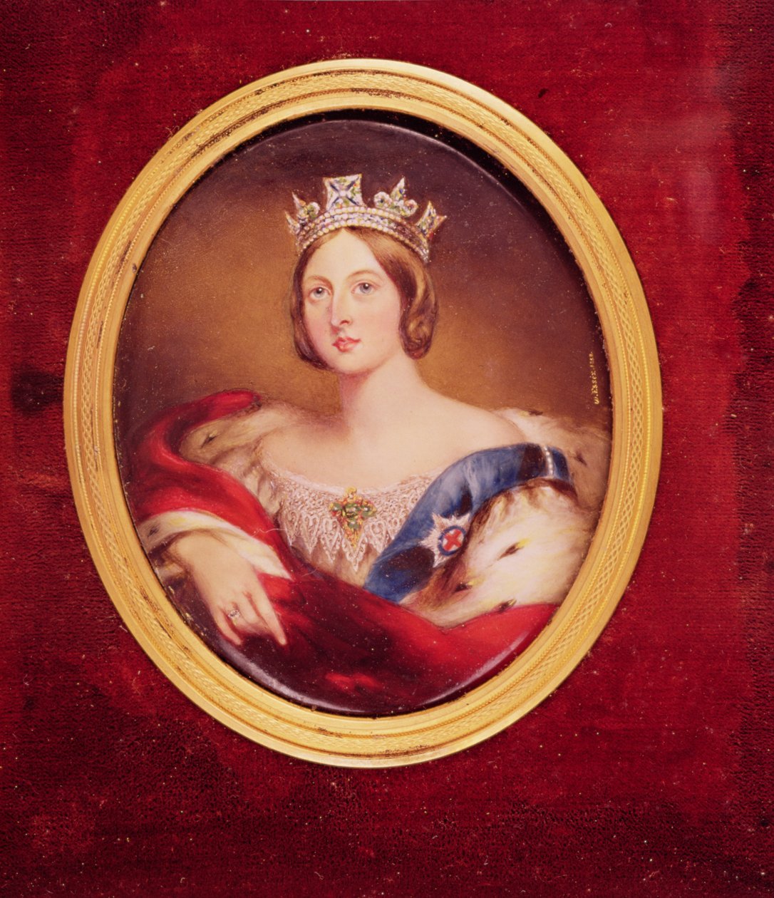 Porträtt av drottning Victoria, 1858 av William Essex