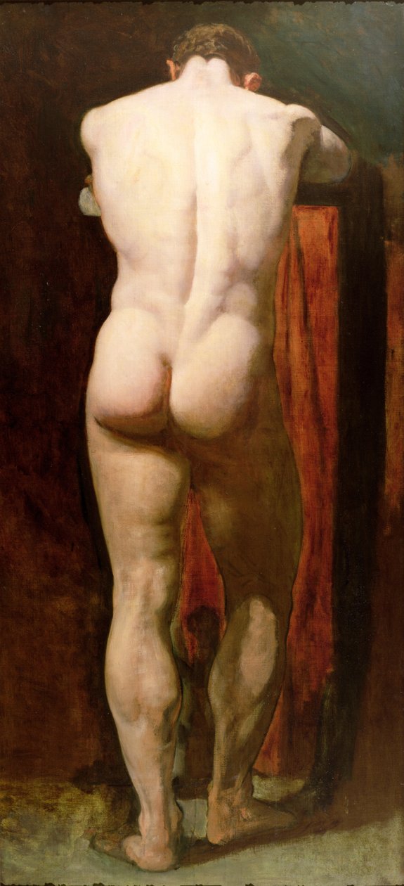 Stående manlig naken av William Etty