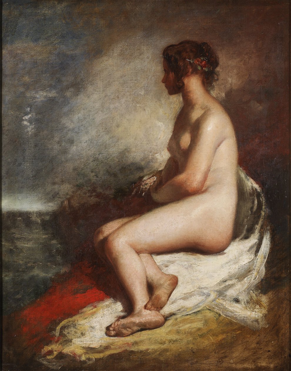 Studie av en sittande naken av William Etty