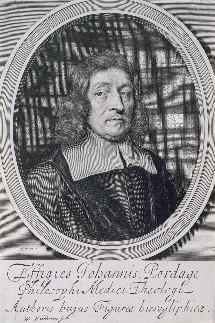 Porträtt av John Pordage (1608-98) av William Faithorne