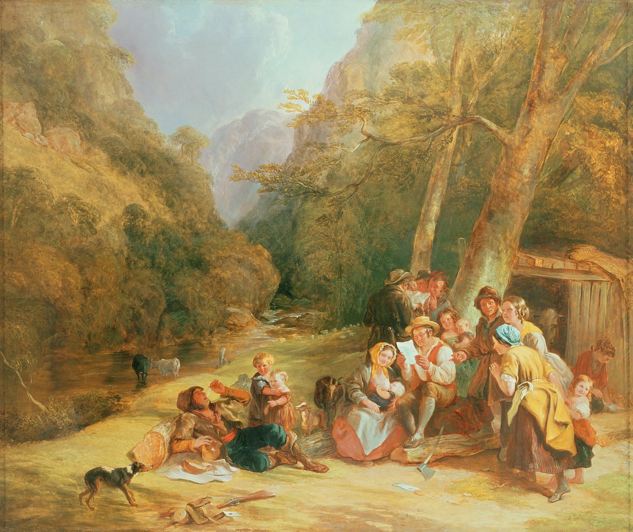 Läsning av brevet av William Frederick Witherington