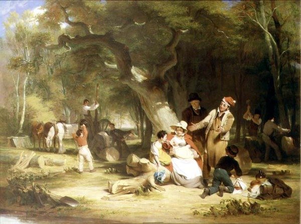 The Woodmans Dinner Hour av William Frederick Witherington