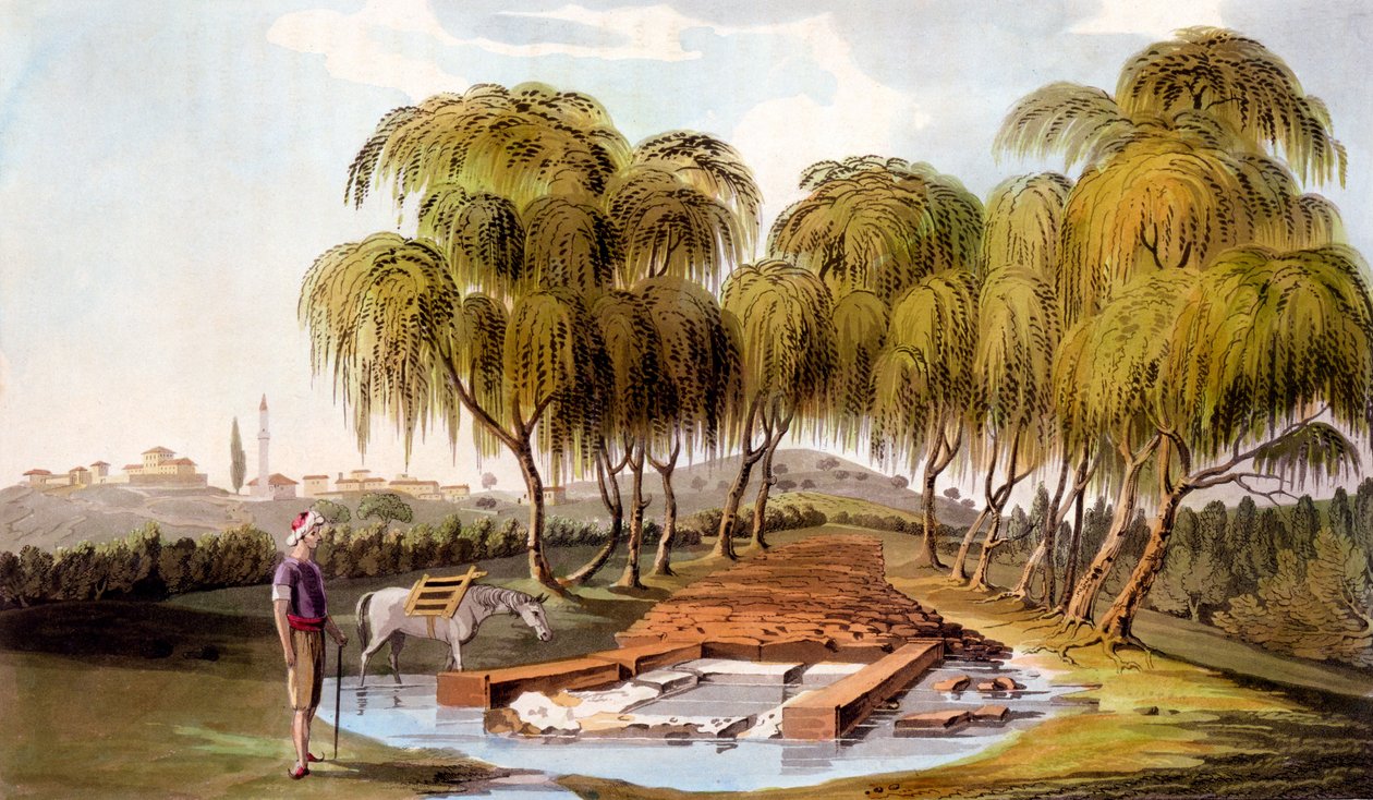 Vår vid Skamanderälvens källa, 1804 av William Gell