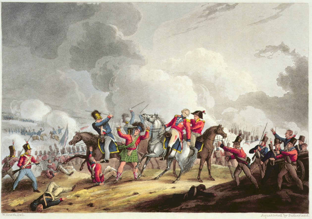 Sir Ralph Abercrombys död (1734-1801) 21 mars 1801, från 