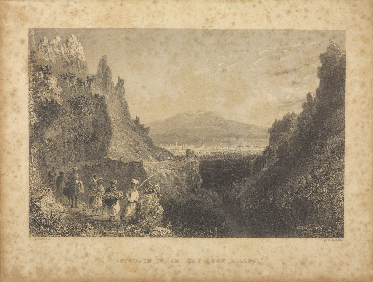 Tillvägagångssätt till Antiochia från Aleppo. av William Henry Hunt