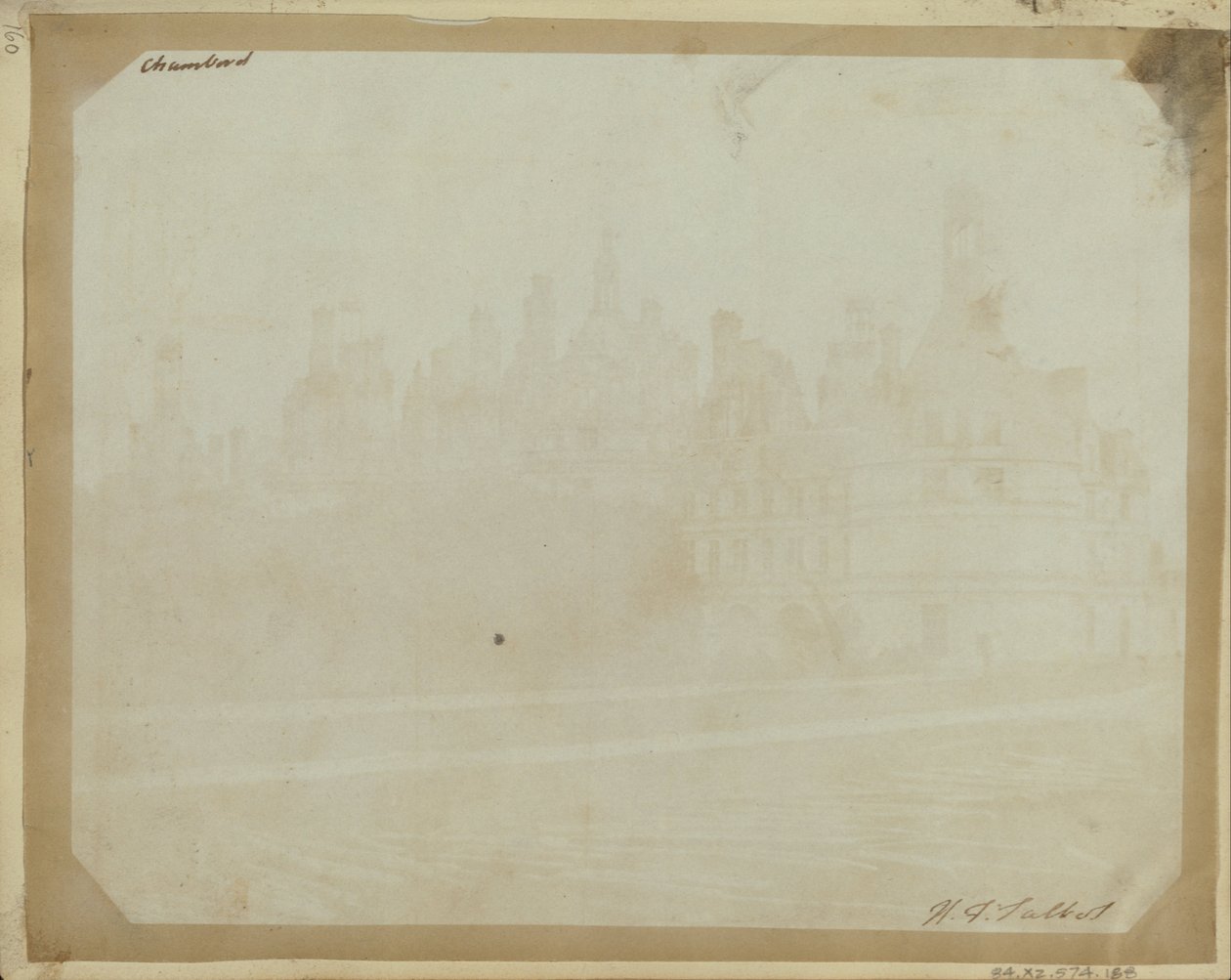 Slottet Chambord. av William Henry Fox Talbot