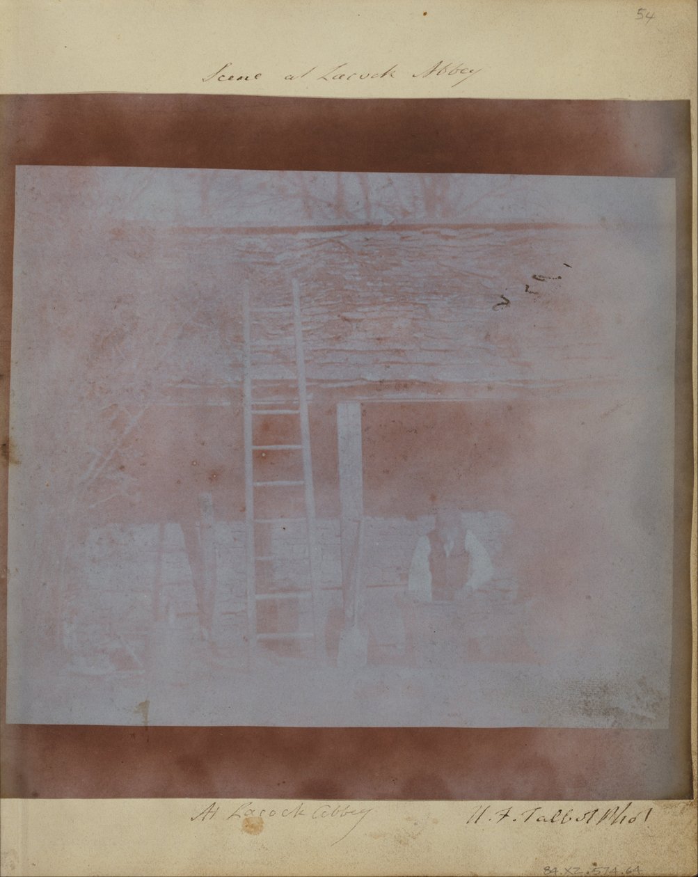 Workman at Lacock. av William Henry Fox Talbot