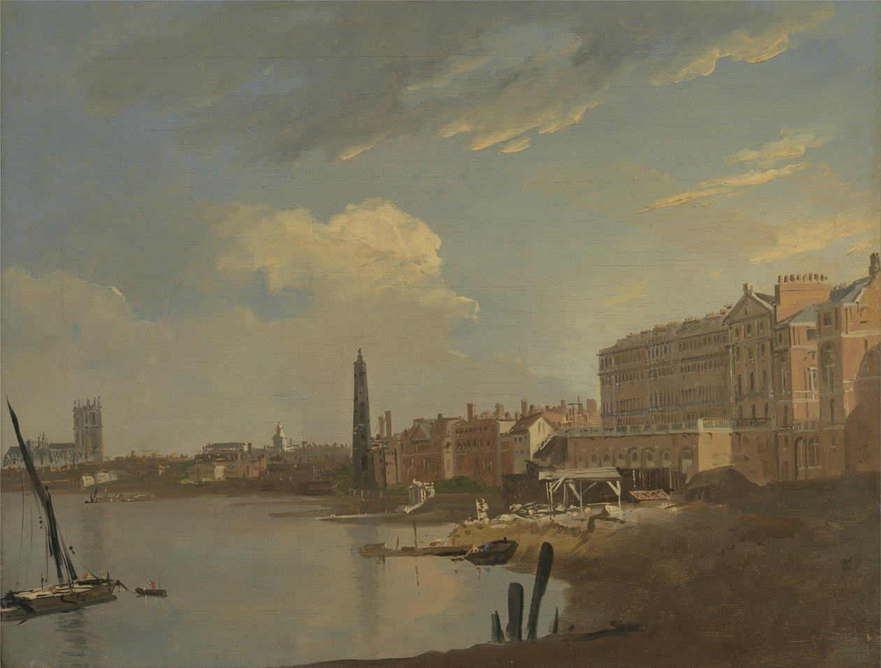 Themsen och Adelphi av William Hodges